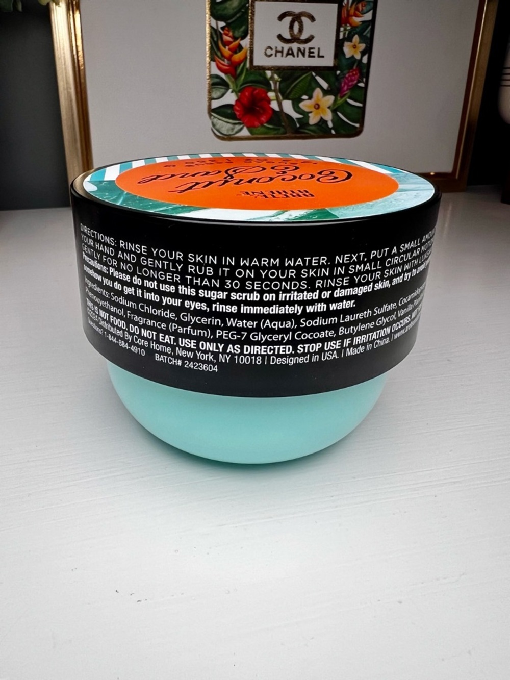 Arete & Athene Coconut & Sand Sugar Scrub 12.3oz - Picture 4 of 4